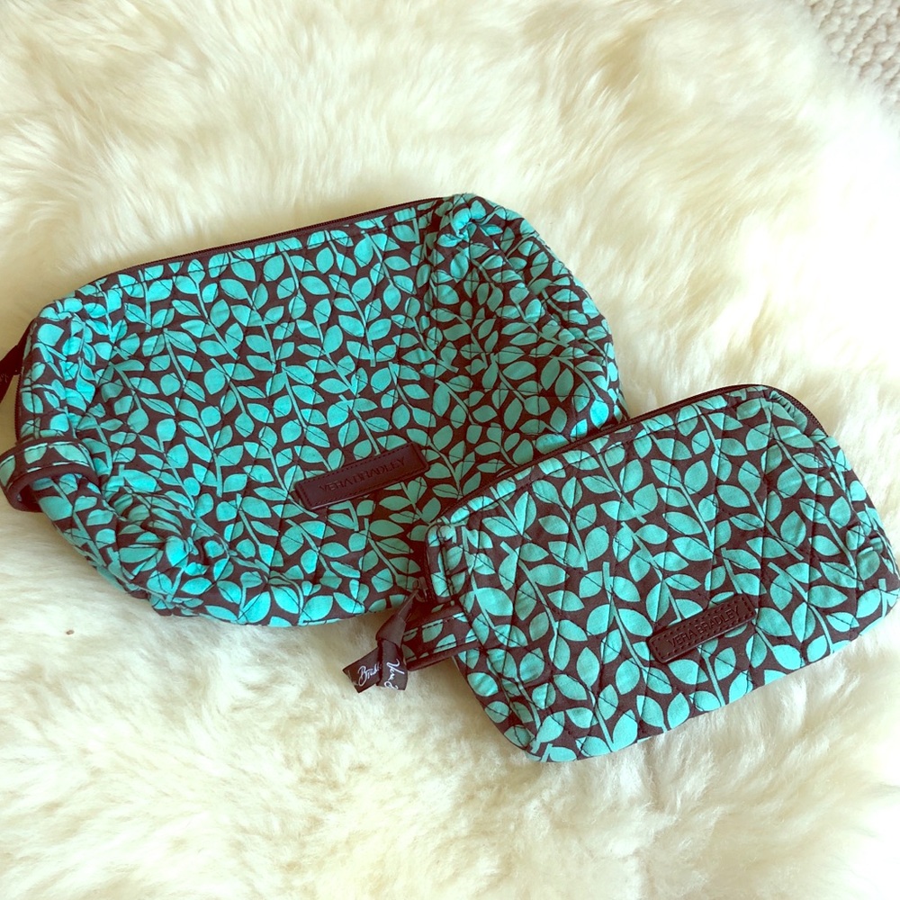 Vera Bradley Toiletry Bag Set of 2